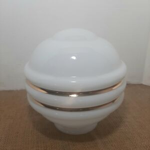 White and Gold Decorative Globe